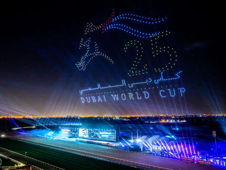 Dubai World Cup 2021 drone show 2 uai