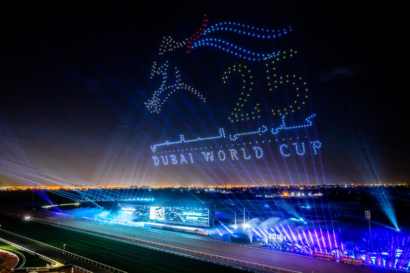 Dubai World Cup 2021 drone show 2